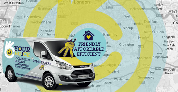 Your Choice Locksmiths, Glazing and Boarding Up / Areas we cover